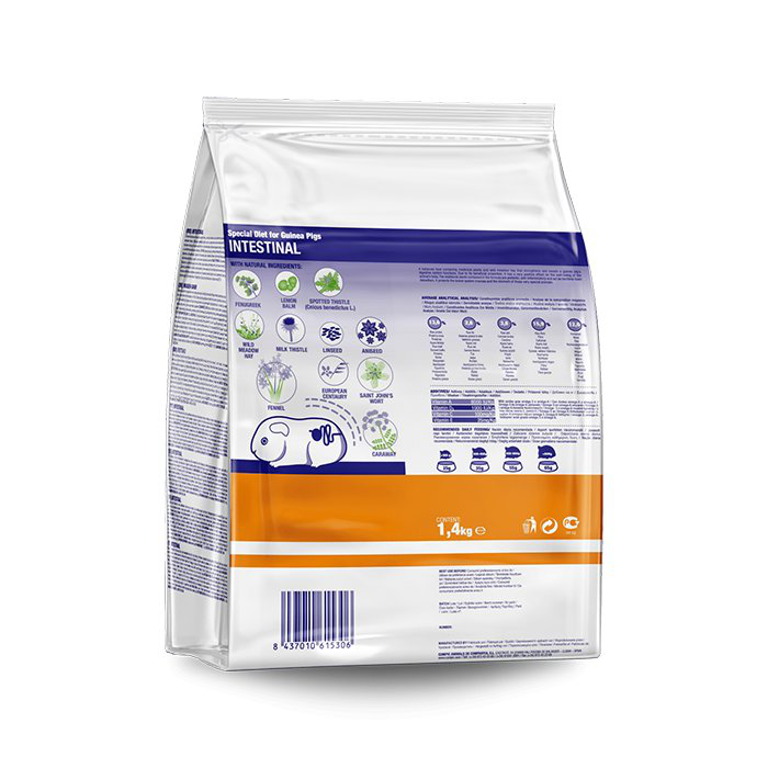Cunipic - Aliment Vet Line Intestinal pour Cochons d'Inde - 1.4kg Image num&eacute;ro 2