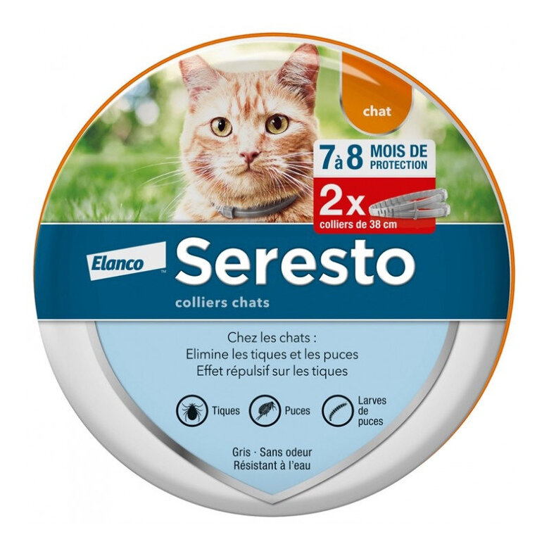 ELANCO - Collier Seresto pour Chats - x2 Image numéro 1 ELANCO - Collier Seresto pour Chats - x2 Image numéro 1