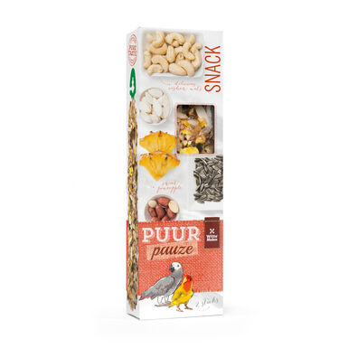 Witte Molen - Sticks Puur Pauze Perroquet Ananas & Cacahuète - x2