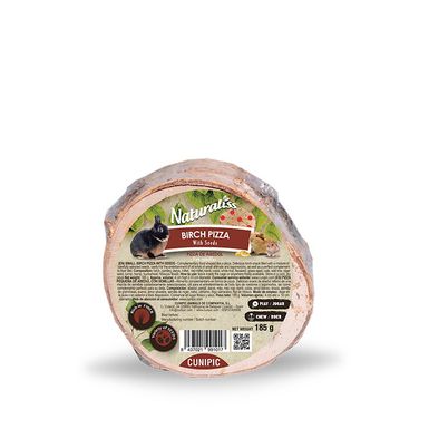 Cunipic - Complément Naturaliss Bouleau Pizza aux Graines pour Rongeurs - 185g