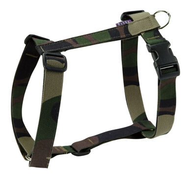Bobby - Harnais Camouflage Kaki M pour Chiens - 46cm