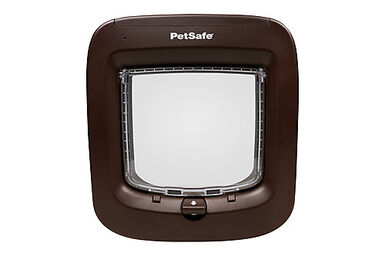 PetSafe - Chatière à Puce Electronique pour Chat - Brun