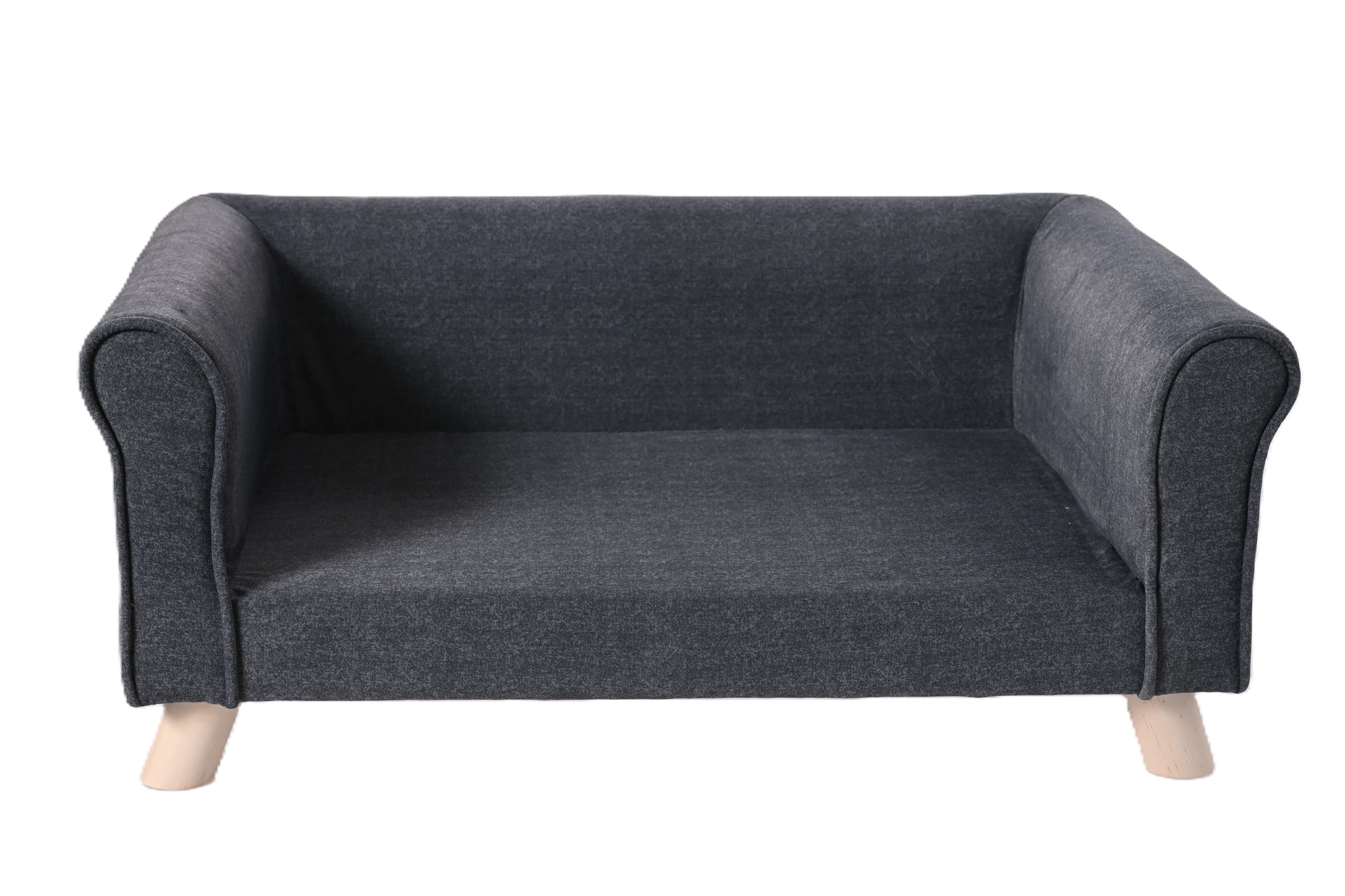 Leeby - Canap&eacute; Deluxe Gris Royal pour Chien - 52x82x27cm Image num&eacute;ro 5