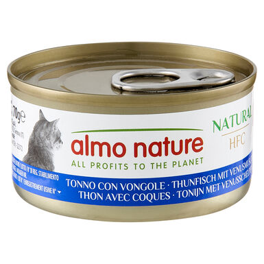 Almo Nature - Pâtée Hfc Natural Thon Avec Coques - 70g