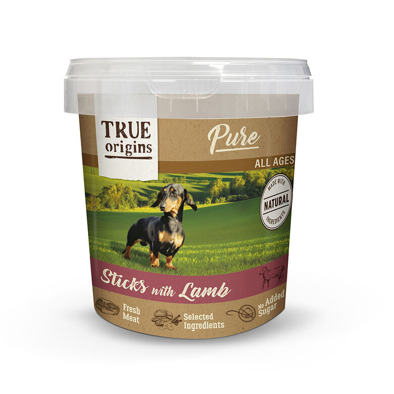 True Origins Pure - Sticks à l'Agneau pour Chiens - 300g Image numéro 1 True Origins Pure - Sticks à l'Agneau pour Chiens - 300g Image numéro 1
