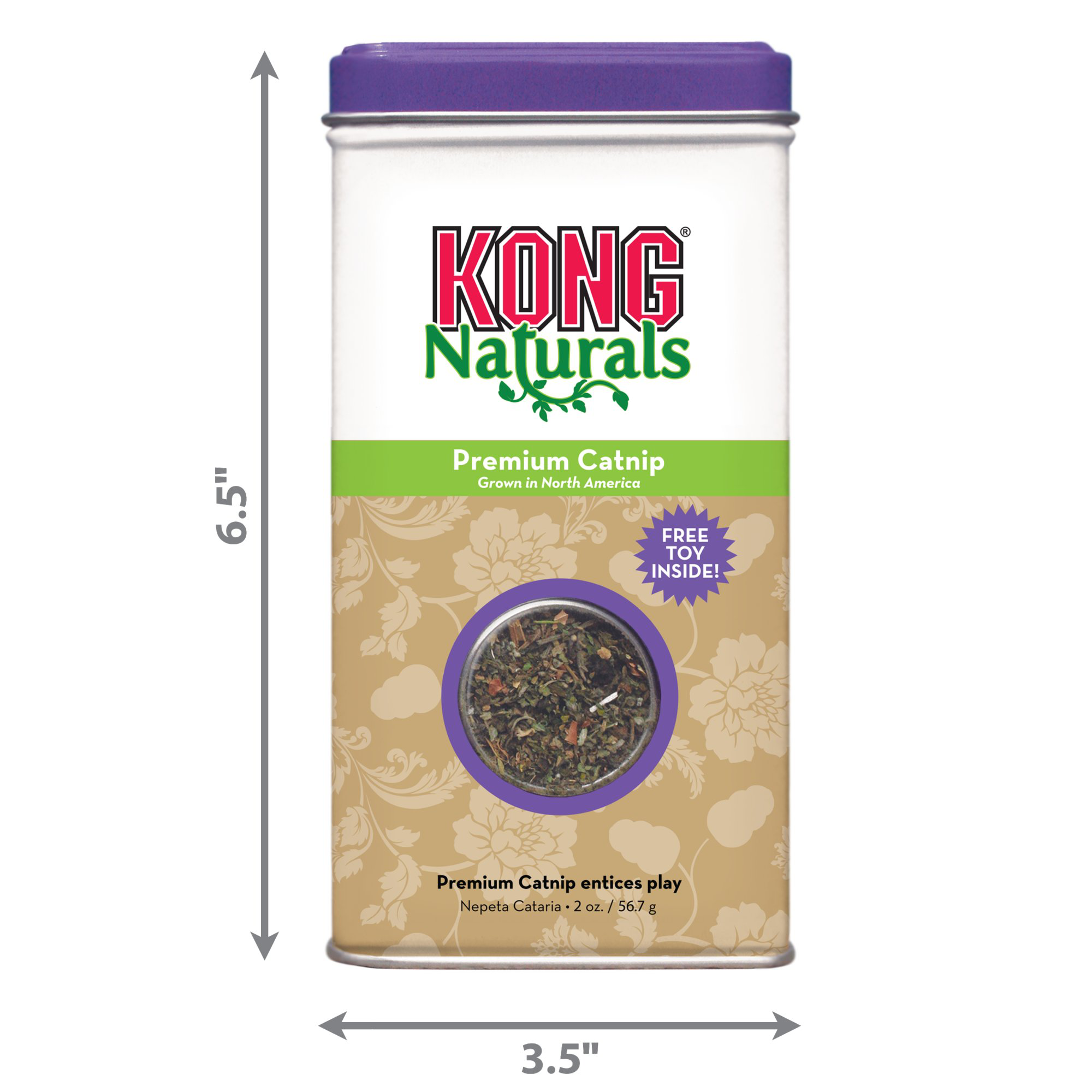 KONG - Herbe &agrave; Chat Naturals Premium Catnip - 56,7g Image num&eacute;ro 3