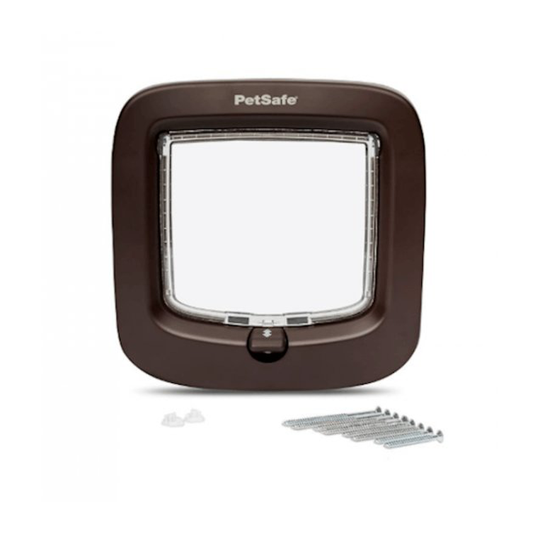 PetSafe - Chatière 4 Positions Luxe pour Chats - BRUN Image numéro 2 PetSafe - Chatière 4 Positions Luxe pour Chats - BRUN Image numéro 2