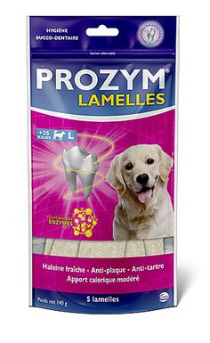 Prozym - Sachet Lamelles Hygiène Bucco-dentaire L pour Chien - x5