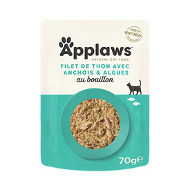 Applaws - Sachet Fraîcheur Thon et Anchois pour Chat - 70g
