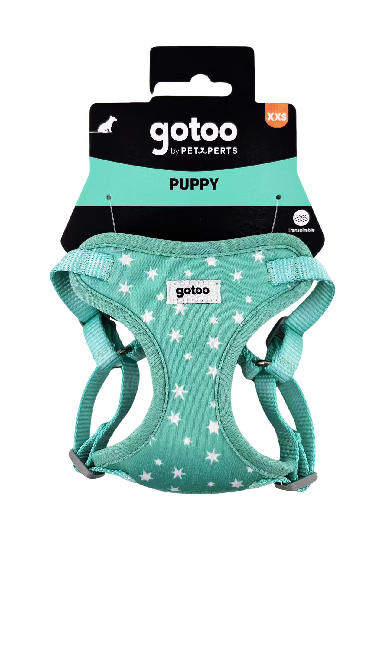 Gotoo - Harnais Etoiles Bleu pour Chiot - XXS Image num&eacute;ro 6