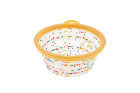 Ferribiella - Bol Confetti en Silicone pour Chiens