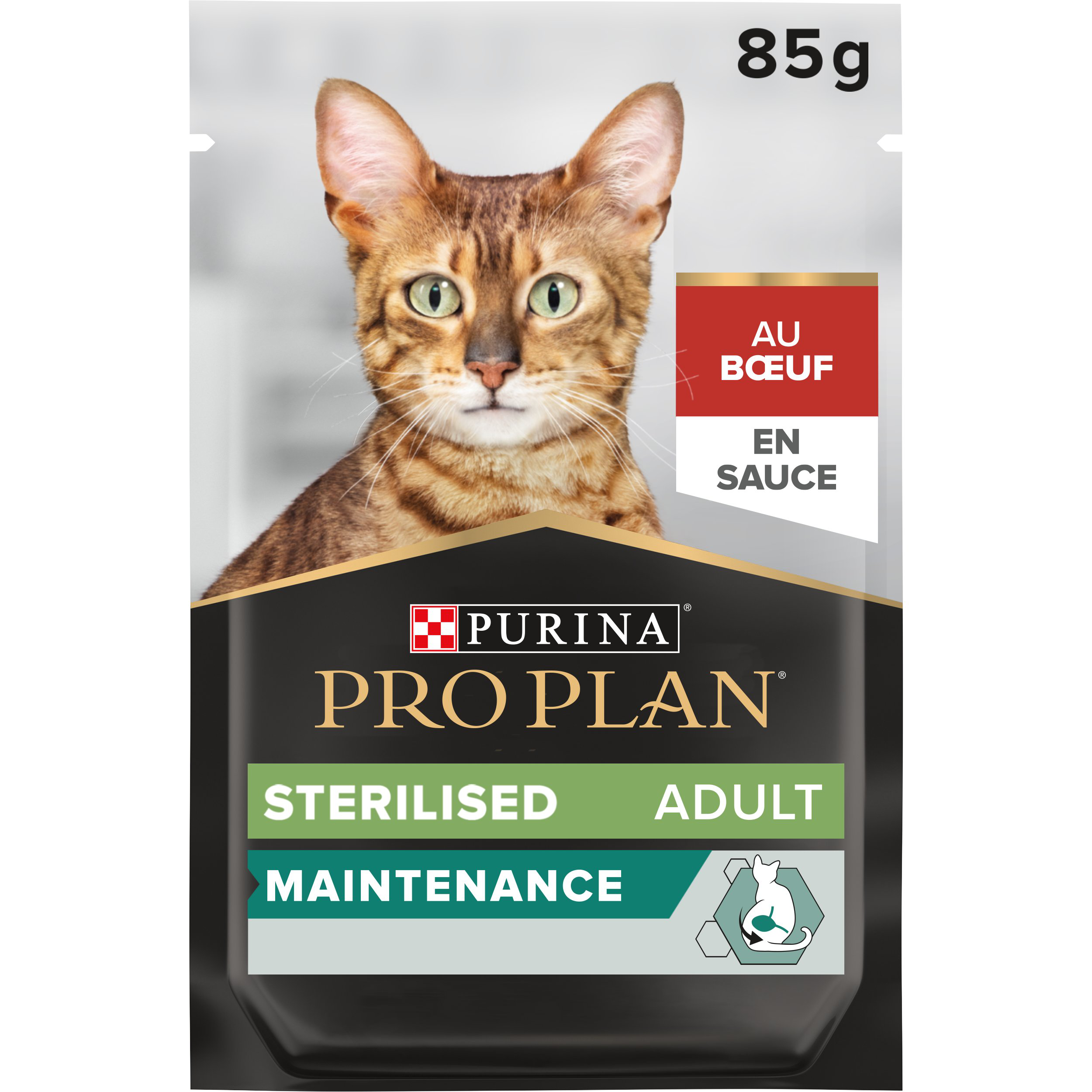 Pro Plan - Bouch&eacute;e en Sauce Sterilised au B&oelig;uf pour Chat St&eacute;rilis&eacute; - 85g Image num&eacute;ro 5