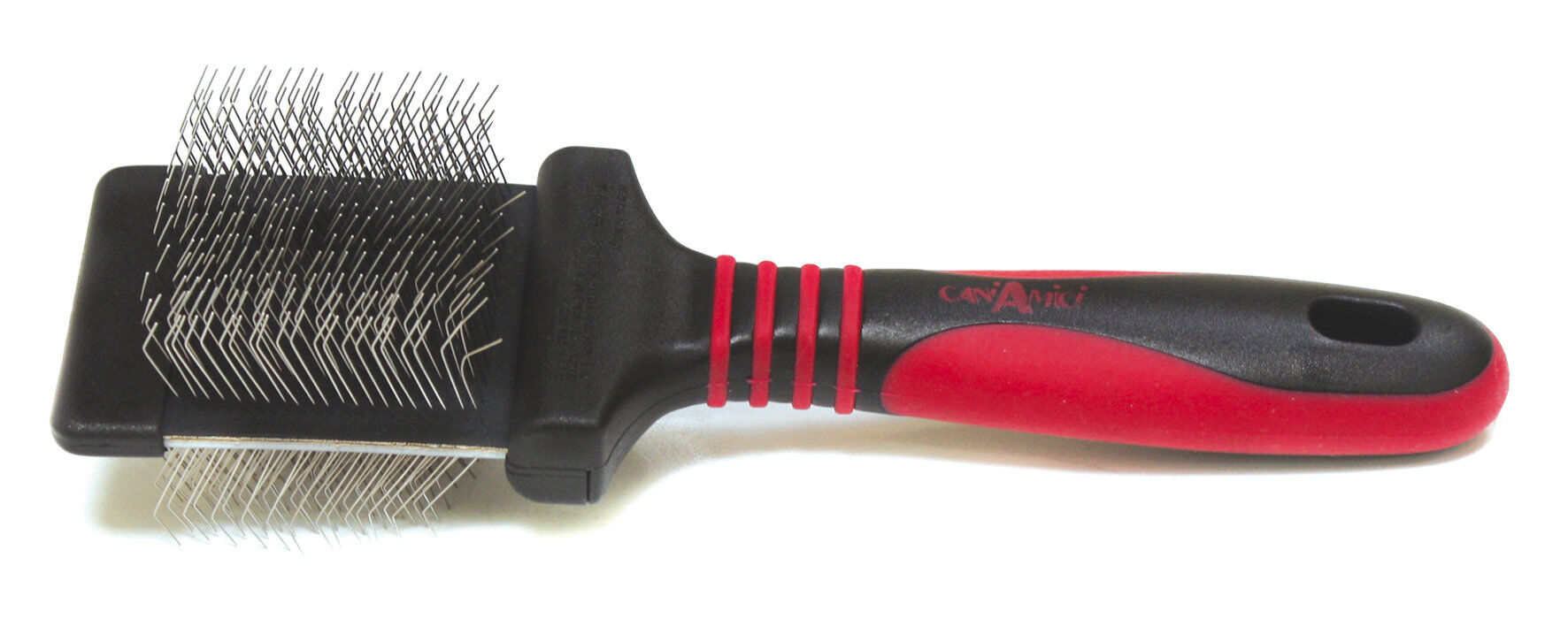 Croci - Brosse Double Carder Vanity Poils Long Plastique pour Chiens - M Image num&eacute;ro 1