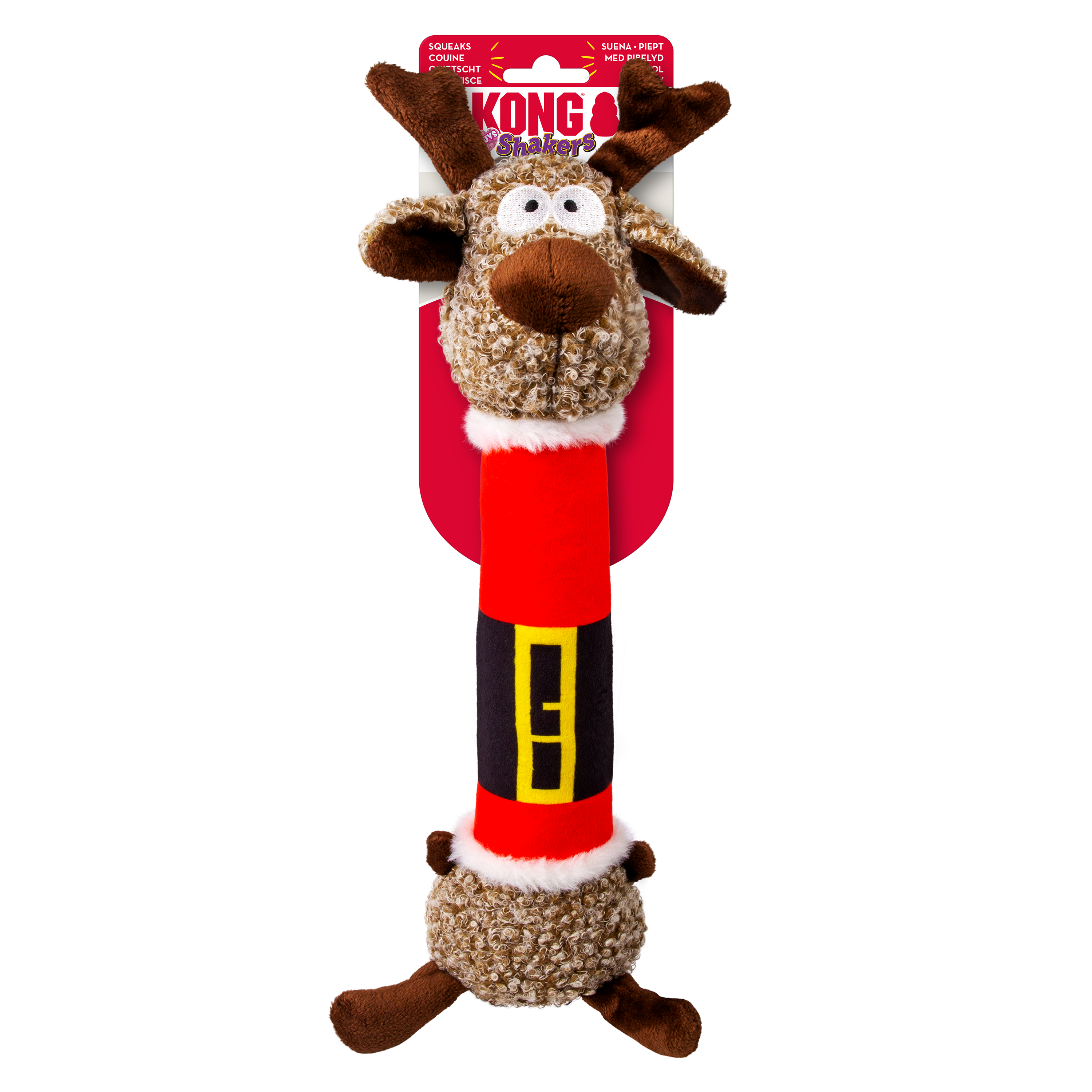 Kong - Jouet Holiday Shakers Luvs Reindeer - M Image num&eacute;ro 1