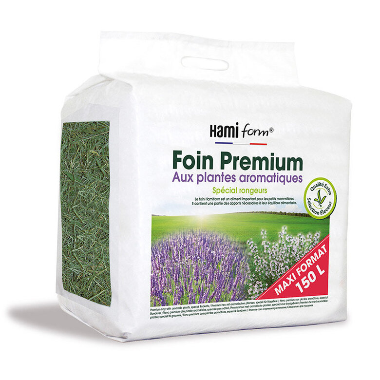 Hamiform - Foin Premium aux Plantes Aromatiques pour Rongeur - 150L image number null