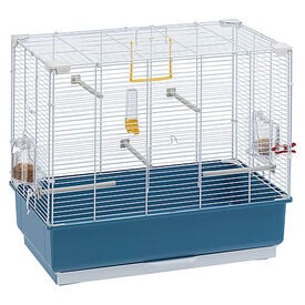 Ferplast - Cage Piano 4 pour Oiseaux - Bleu