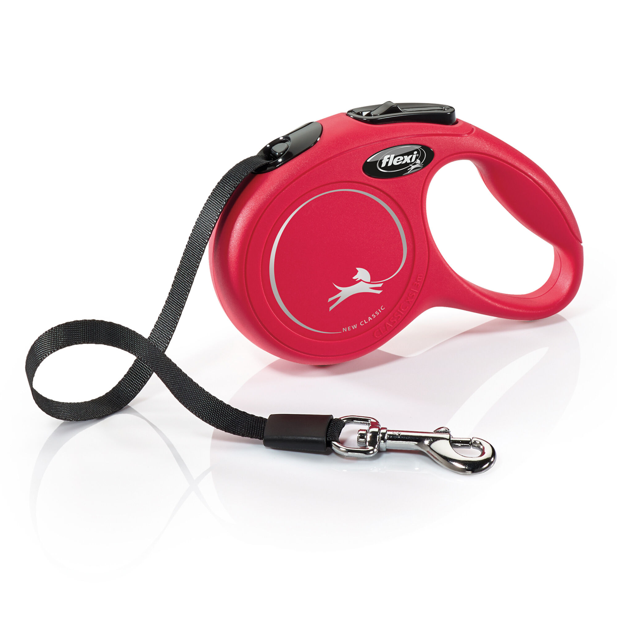 Flexi - Laisse Classic avec Sangle pour Chien Rouge - XS (3m) Image num&eacute;ro 1