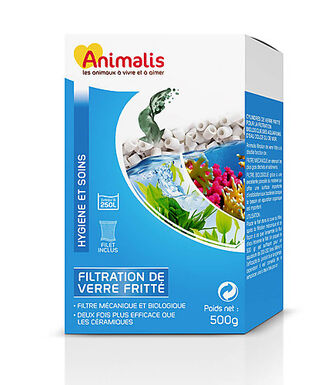 Animalis - Filtration de Verre Fritté pour Aquarium - 500g