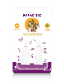 Paradisio - Répulsif Insectifuge en Pipette pour Rongeurs - 2x1ml