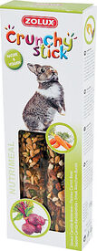 Zolux - Friandises Crunchy Stick Carotte et Betterave pour Lapin - 115g