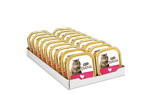 Eco Diana - P&acirc;t&eacute;e &agrave; la Dinde pour Chats - 300g Image num&eacute;ro 2