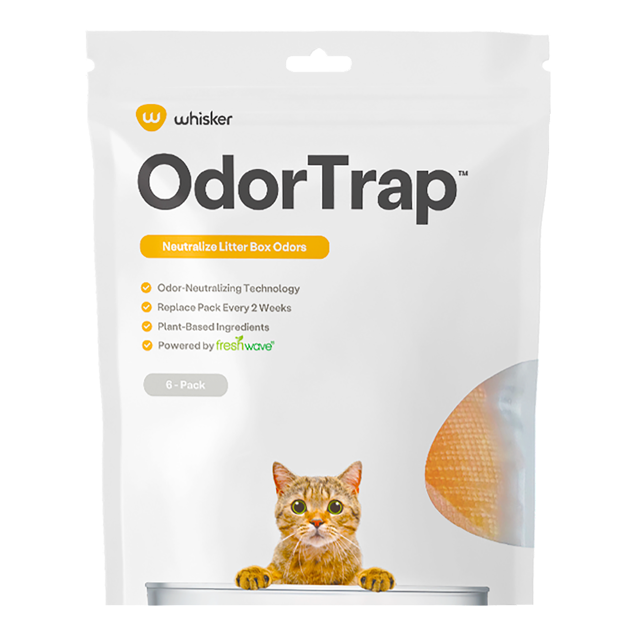 Whisker - D&eacute;sodorisant de Liti&egrave;re Odortrap - x6 Image num&eacute;ro 1
