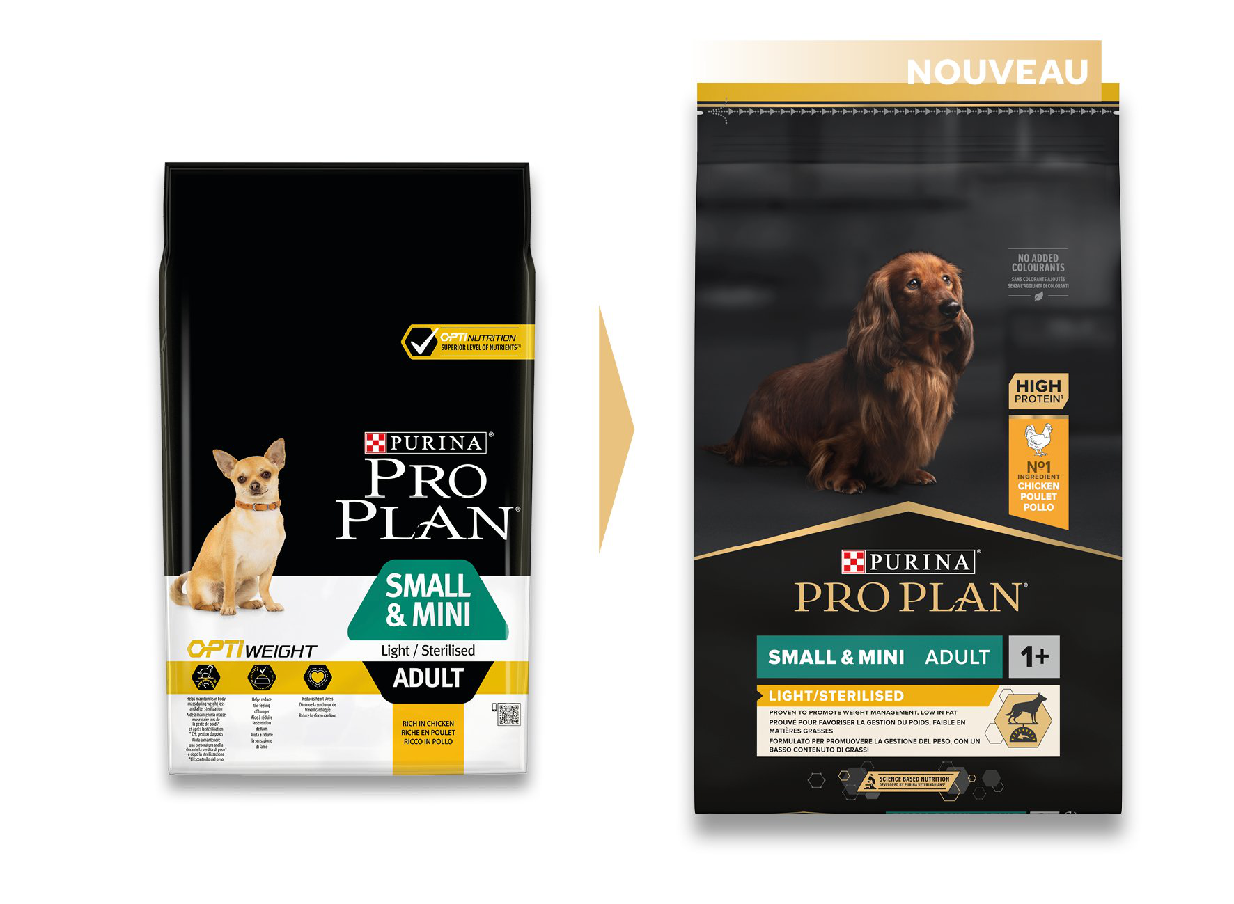 Pro Plan - Croquettes Small & Mini Light Sterilised Poulet pour Chien - 7Kg Image num&eacute;ro 3