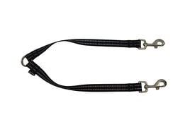 Gotoo - Laisse Essentials Double Noir pour Chien