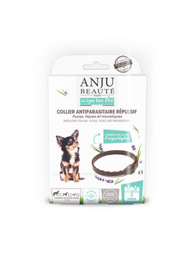 Anju Beaute - Collier Antiparasitaire Répulsif Petit Chiens - 35cm