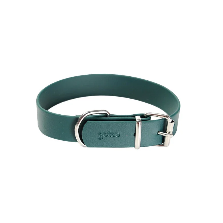 Gotoo - Collier Premium Biotane Vert pour Chien - S Image numéro 1 Gotoo - Collier Premium Biotane Vert pour Chien - S Image numéro 1