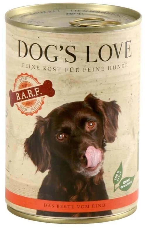 Dog's Love - Pâtée B.A.R.F Pure au Bœuf pour Chiens - 400g Image numéro 1 Dog's Love - Pâtée B.A.R.F Pure au Bœuf pour Chiens - 400g Image numéro 1