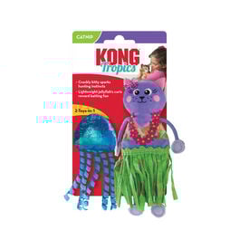 KONG - Jouet Tropics Chaton et Méduse pour Chats - 15cm