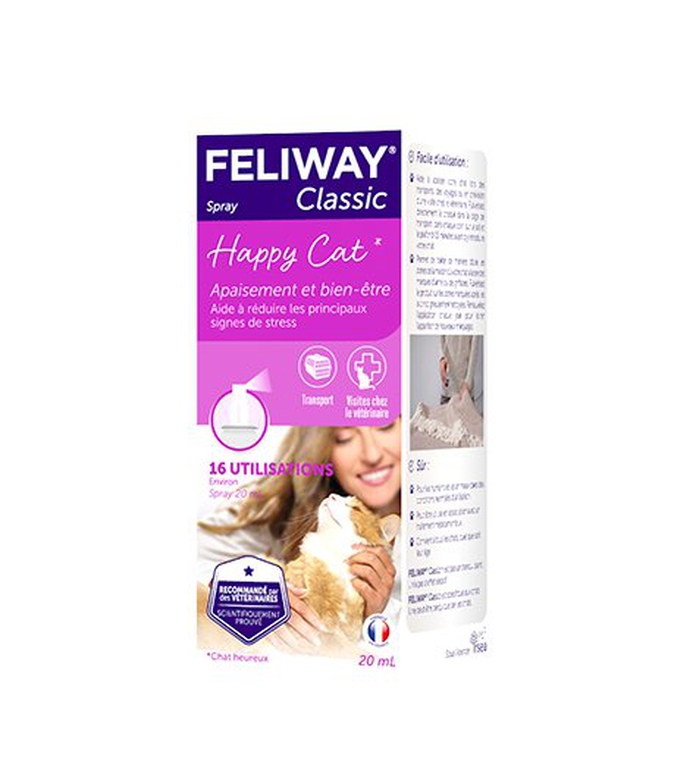 Feliway - Spray Voyage pour Chat - 20ml Image numéro 1 Feliway - Spray Voyage pour Chat - 20ml Image numéro 1