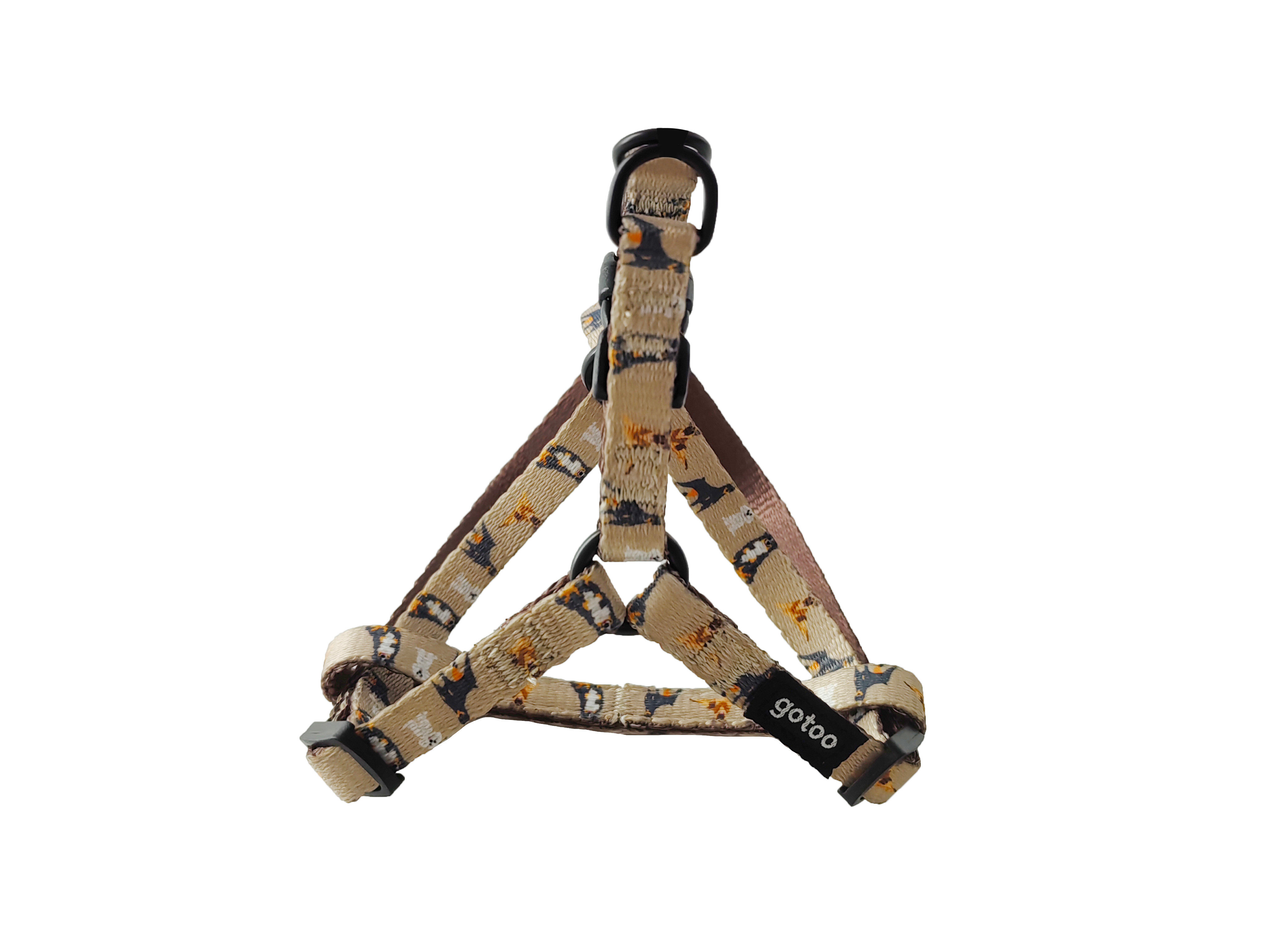 Gotoo - Harnais Marron pour Chien - XXS Image num&eacute;ro 1