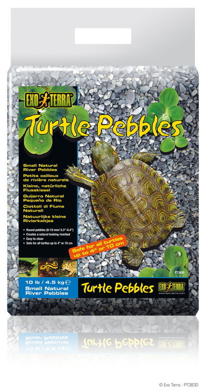 Exo Terra - Petit Cailloux de Rivière Turtle Pebbles pour Tortue - 4,5Kg Image numéro 1 Exo Terra - Petit Cailloux de Rivière Turtle Pebbles pour Tortue - 4,5Kg Image numéro 1