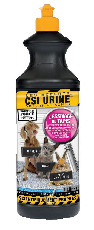 CSI Urine - Nettoyant Lessivage de Tapis - 1L Image num&eacute;ro 1