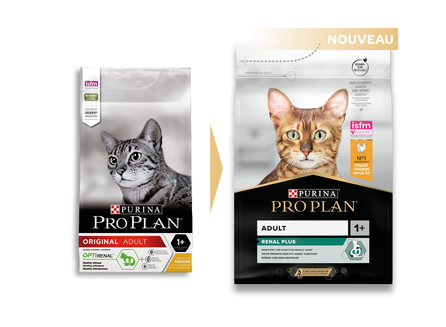 Pro Plan - Croquettes Adult au Poulet pour Chat Adulte - 1,5Kg Image num&eacute;ro 3