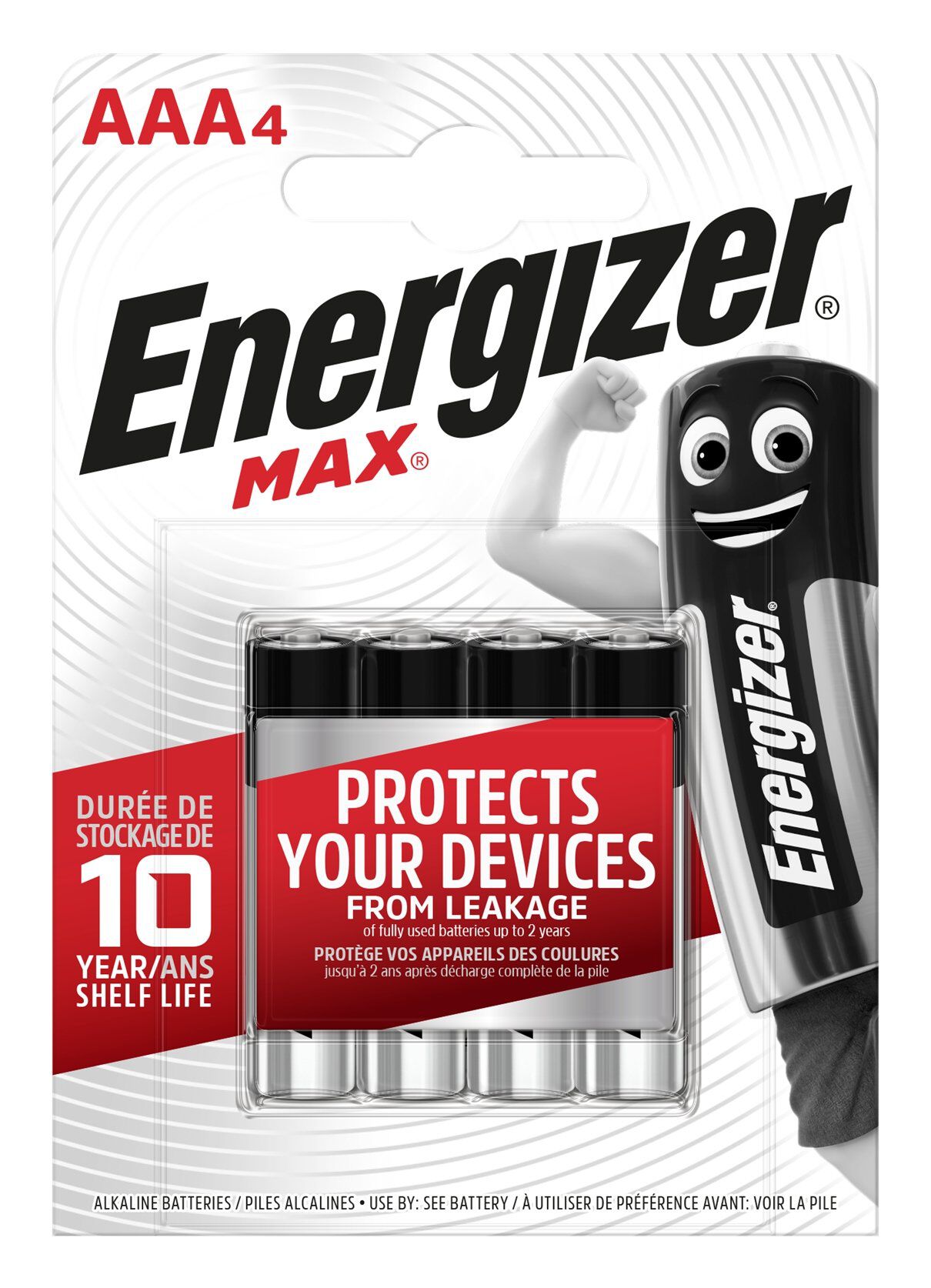 Energizer - Lot Piles Alcalines MAX AAA/LR3 - x4 Image num&eacute;ro 1
