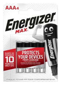 Energizer - Lot Piles Alcalines MAX AAA/LR3 - x4