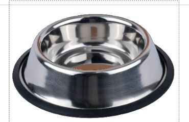 Leeby - Gamelle en Inox avec Base Antid&eacute;rapante pour Chiens - XXL/ 2,8L Image num&eacute;ro 1
