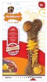 Nylabone - Jouet Os à Mâcher Extreme Chew Bœuf et Fromage pour Chiens