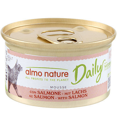 Almo Nature - Bo&icirc;te Daily Menu en Mousse au Saumon pour Chat - 85g Image num&eacute;ro 1