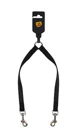 Animalis - Accouple Basic 15mm pour Chien - Noir