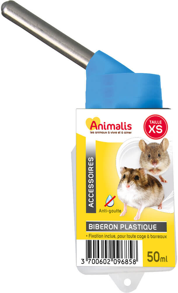 Animalis - Biberon En Plastique XS pour Rongeurs - 50ml Image num&eacute;ro 2