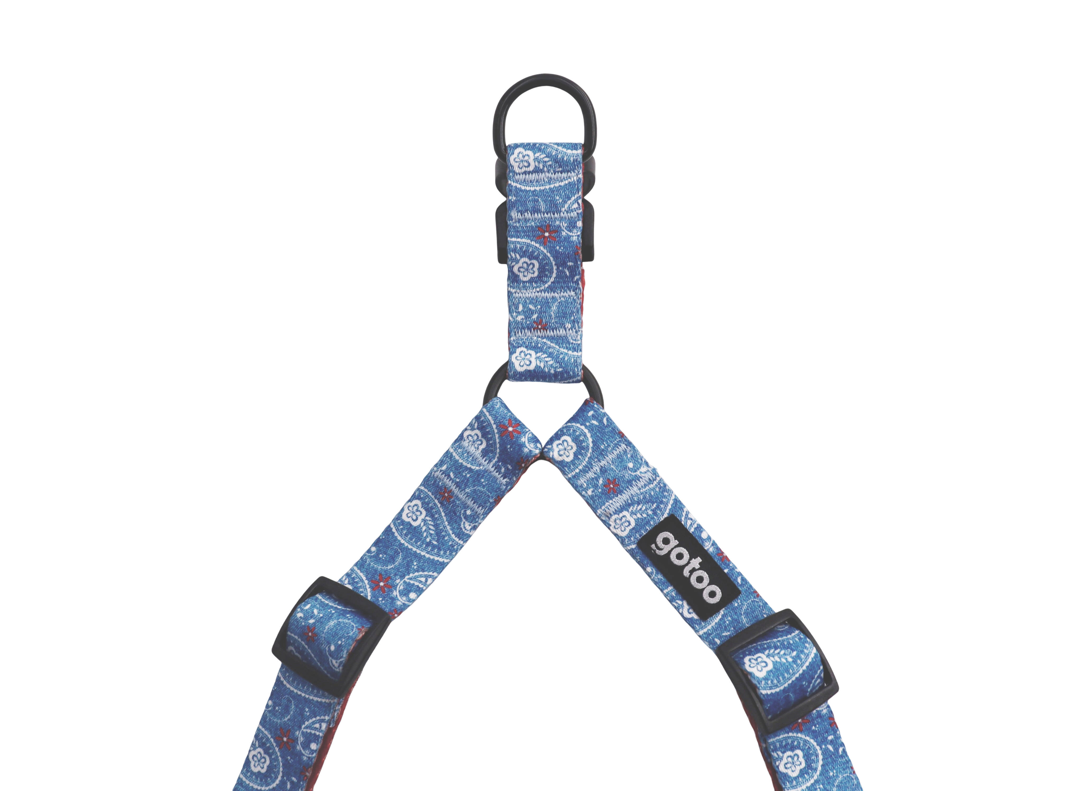 Gotoo - Harnais en Jean Bleu pour Chien - M Image num&eacute;ro 2