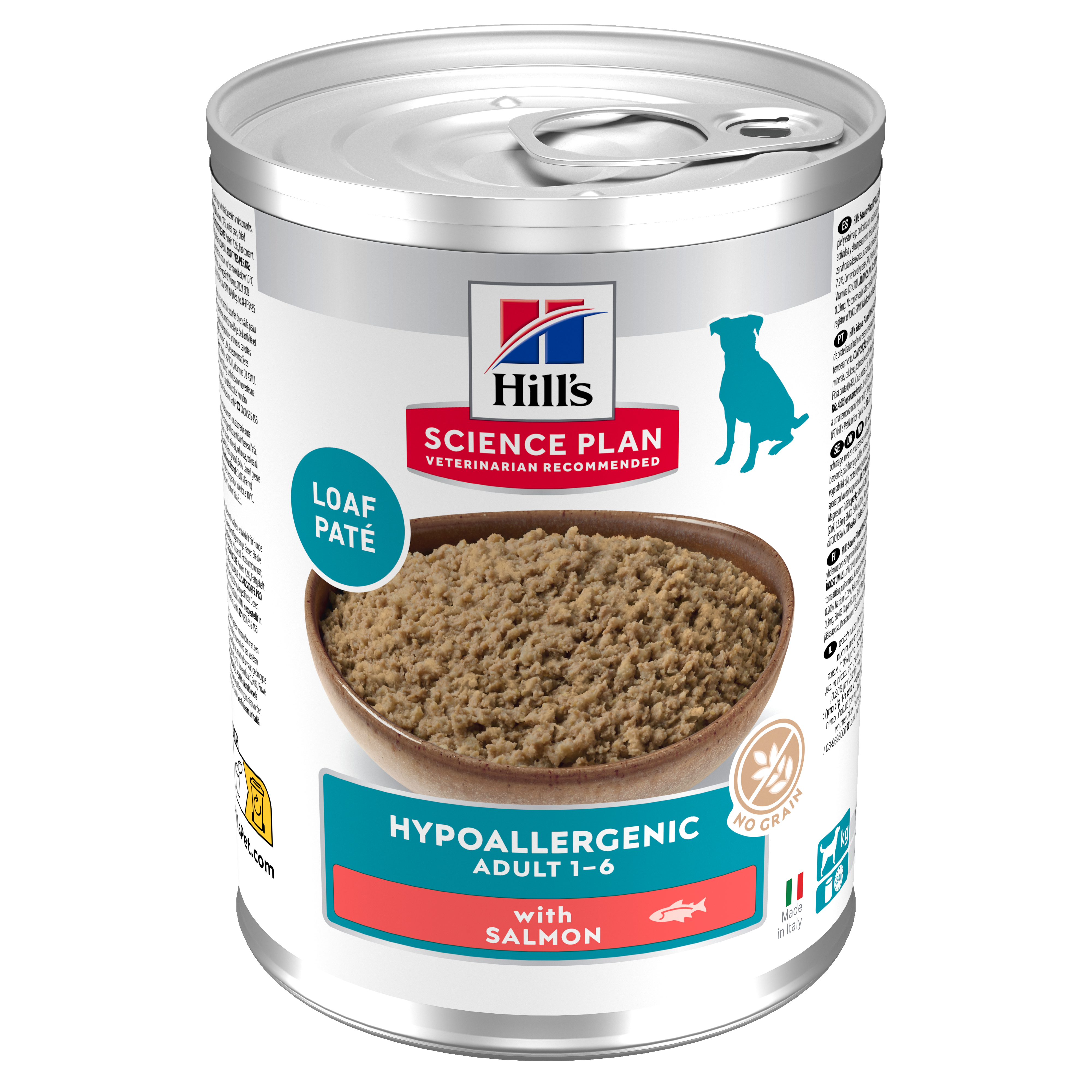 Hill's Science Plan - P&acirc;t&eacute;e Hypoallergenic Adult au Saumon pour Chiens - 363g Image num&eacute;ro 2