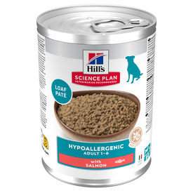 Hill's Science Plan - P&acirc;t&eacute;e Hypoallergenic Adult au Saumon pour Chiens - 363g