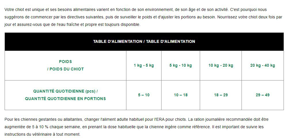 Era - Friandises Puppy Training au Saumon et au Calendula - 150g Image num&eacute;ro 4