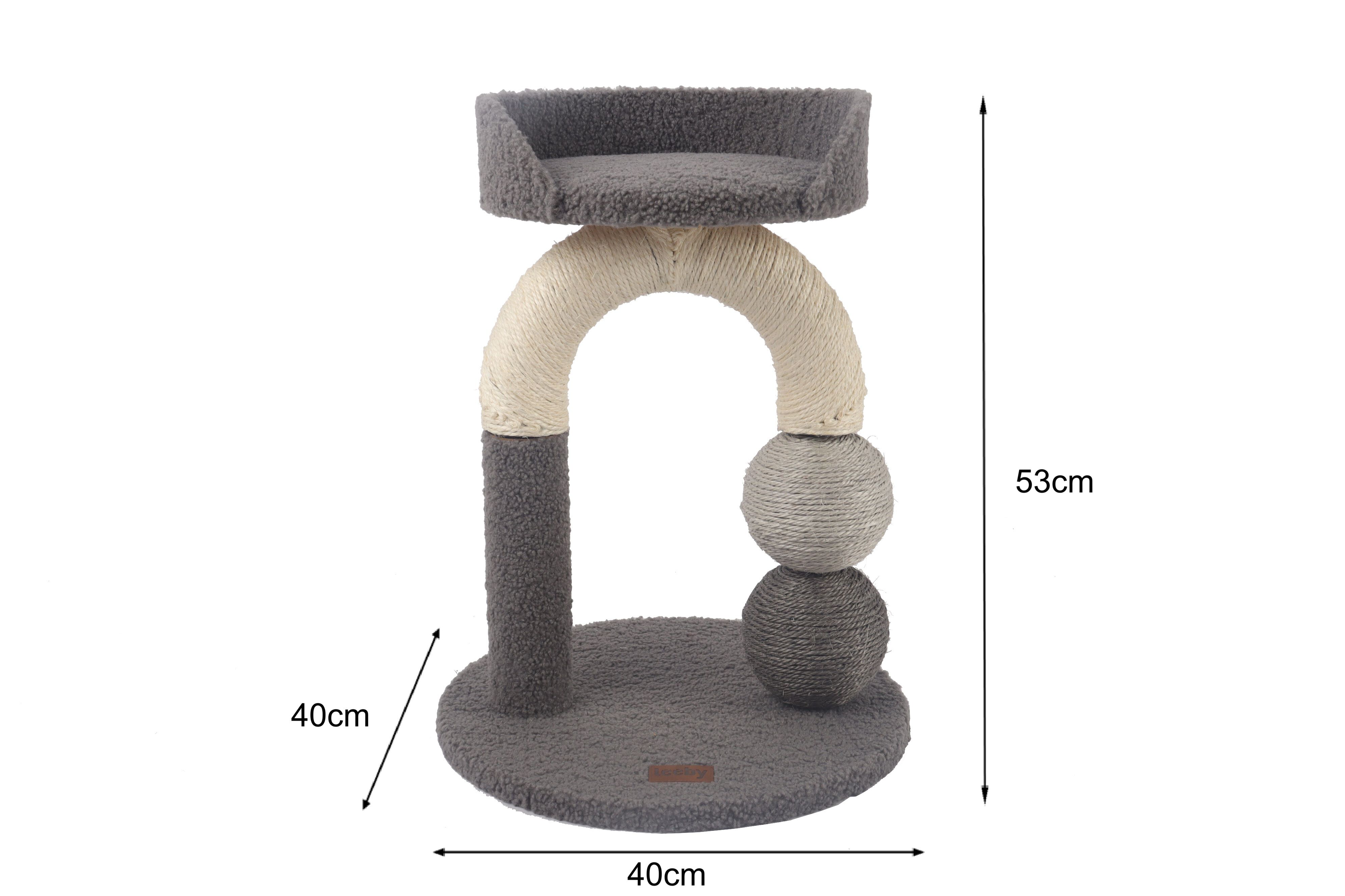 Leeby - Griffoir Courbe Premium pour Chats - 53cm Image num&eacute;ro 3