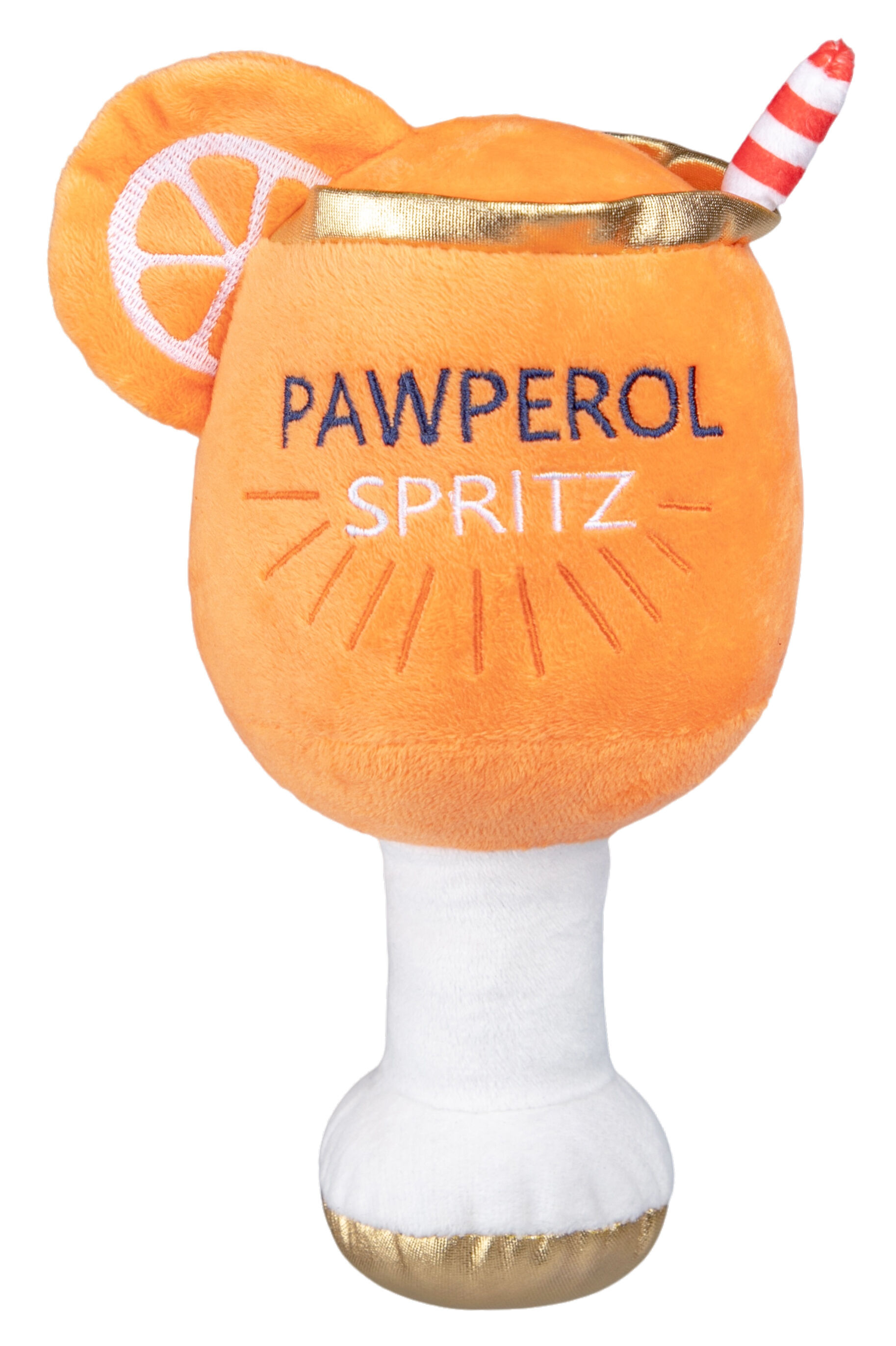 Summer Vibes - Peluche Cocktail "Pawperol" pour Chiens - 25cm Image num&eacute;ro 1